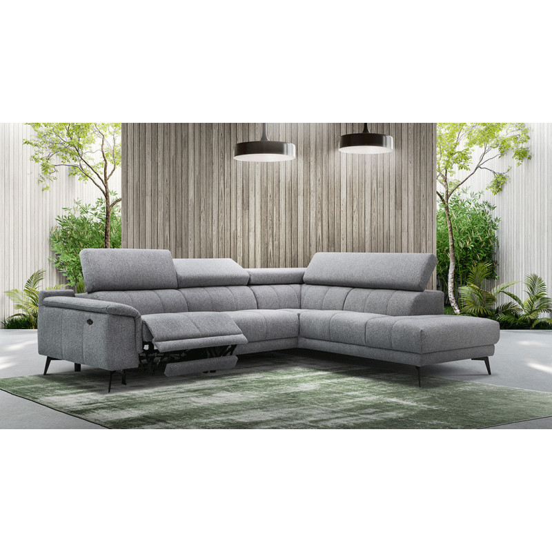 ENON - Canapé angle méridienne 1 relax  