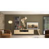 CANOPEE - Meuble TV 2 portes battantes + 1 tiroir  