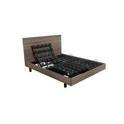 OPTIMA LUXE  - Sommier TPR H15 Bois 2 moteurs   