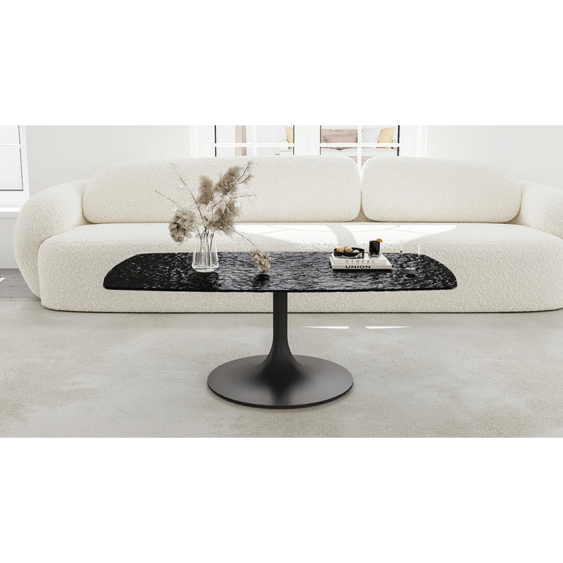 ALISSE  - table basse ceramique rectangulaire 
