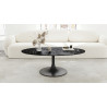 ALISSE  - Table basse waterglass ovale 