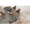 Elos - Table plateau chêne extensible 