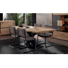 Ascha - Table de séjour pieds croisés 