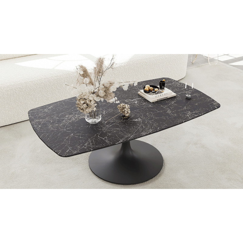ALISSE  - table basse ceramique rectangulaire 