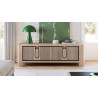 CAP - Meuble TV 185cm 2 portes 1 tiroir 1 niche  