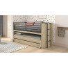 SAM - Lits compact couchage 90x200  